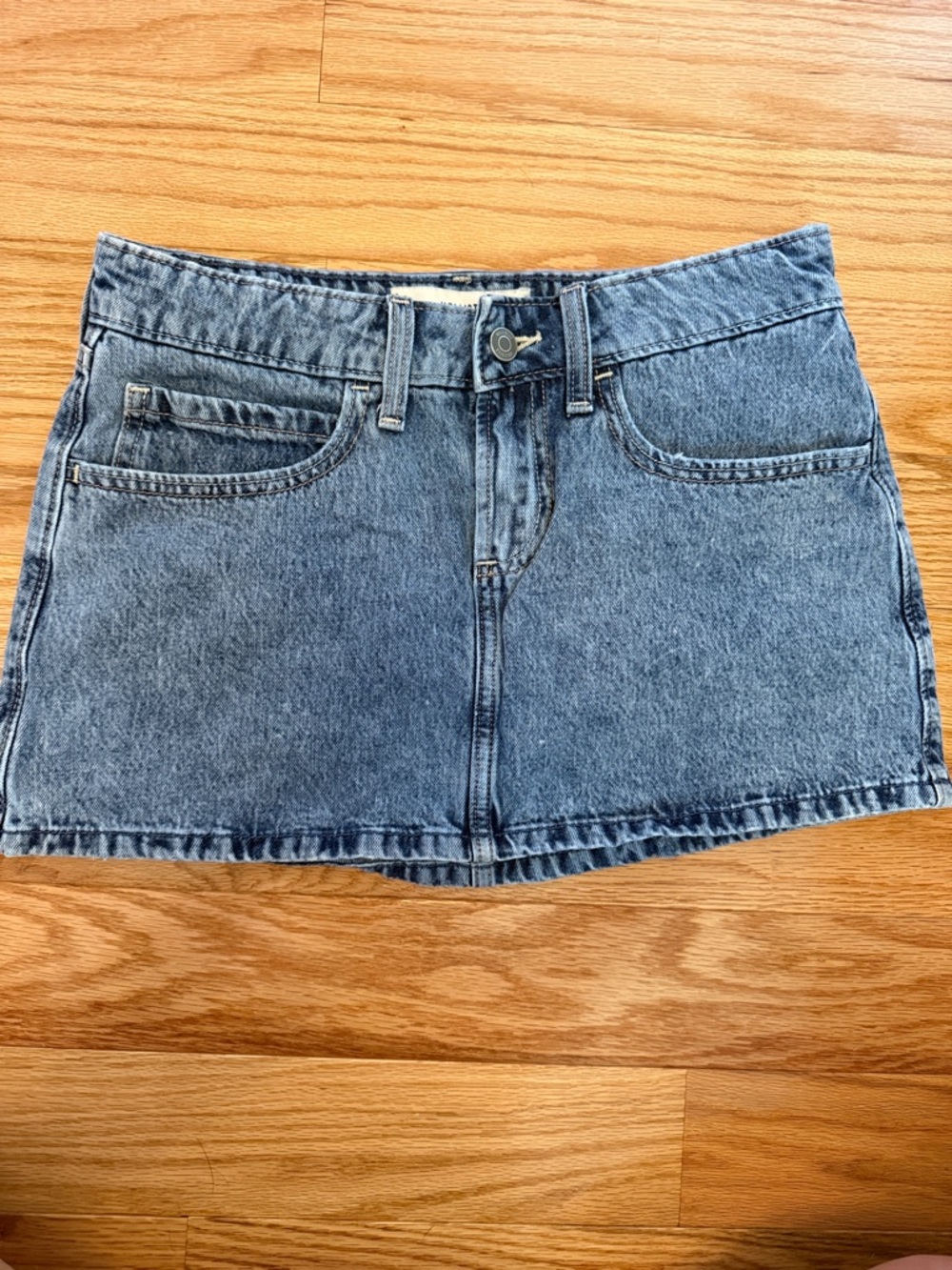 Hollister Classic Blue Denim Mini Skirt - size 2